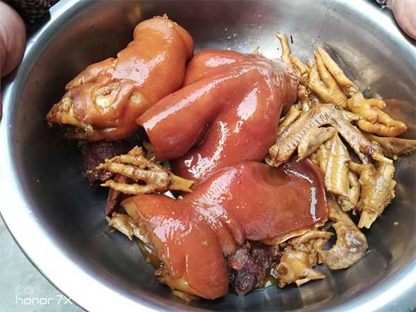 成都卤菜培训学员作品