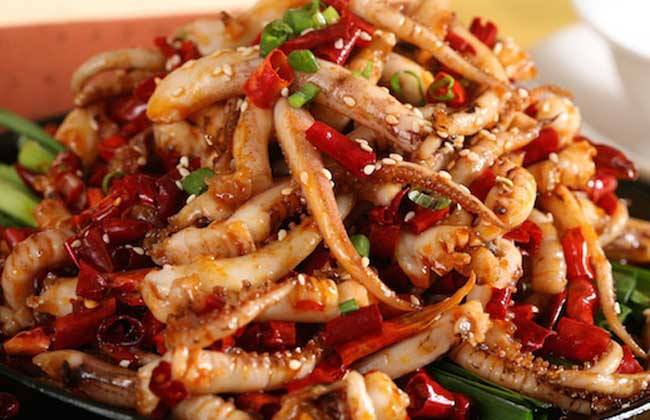 麻辣鱿鱼